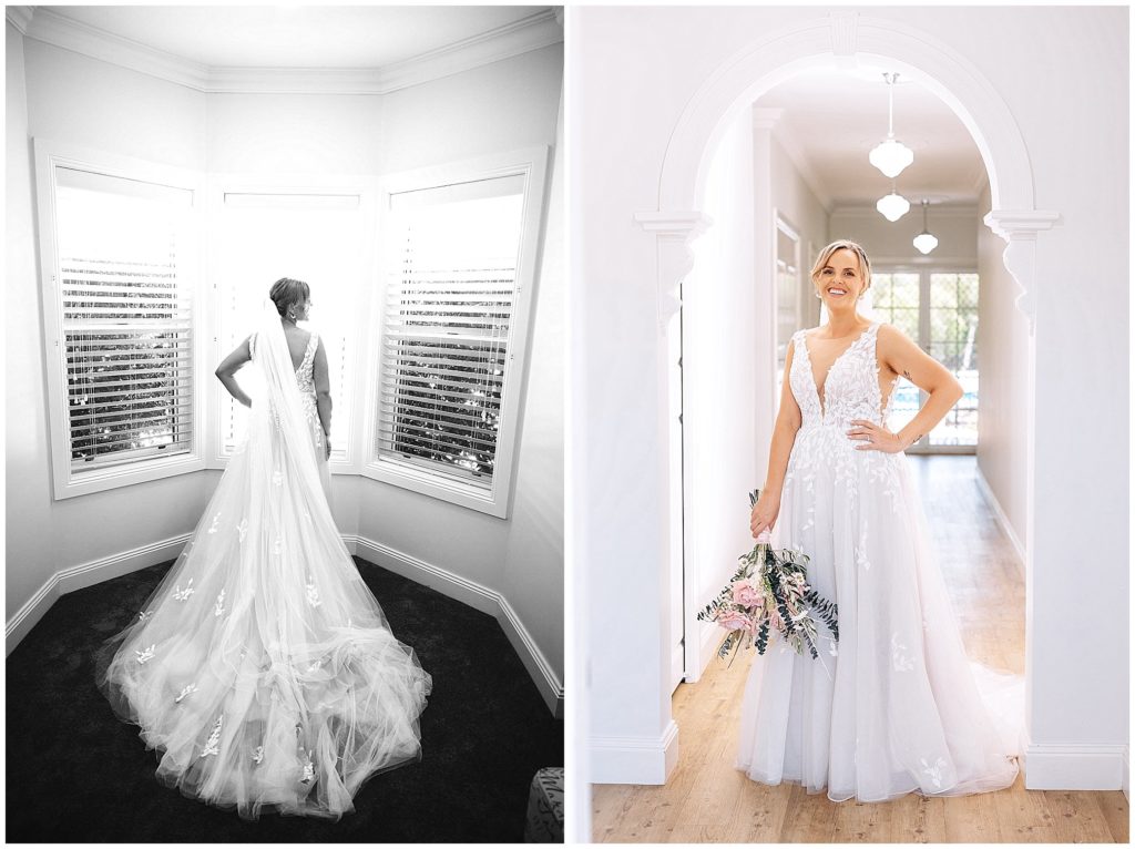 @image photography wedding photographer tamworth a bride looks out the window