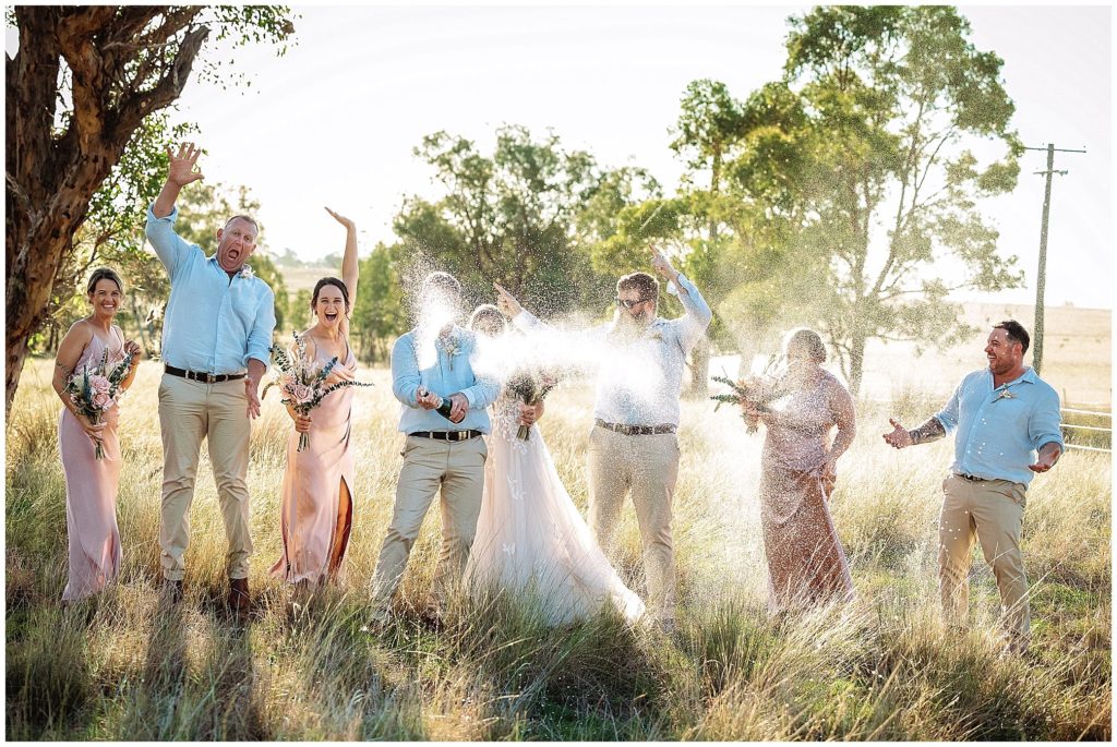 @image photography wedding photographer tamworth champagne and a wedding