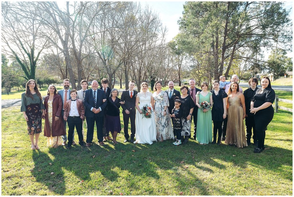 family photos near armidale for a wedding